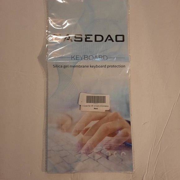 HP Chromebook 14 and 11 Keyboard Skin(Black) Casedao Brand - Picture 9 of 13